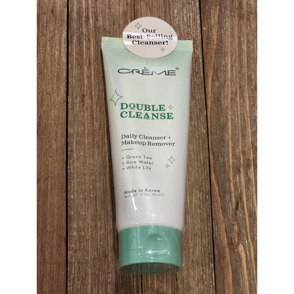 New The Crème Shop Korean Skincare Double Cleanse 2-In-1 Green Tea Face Wash